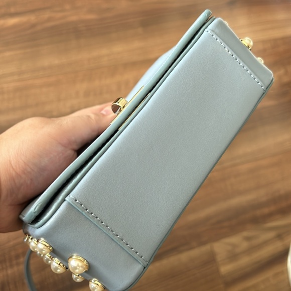 New Kate Spade hand bag - light blue never used - Picture 6 of 8